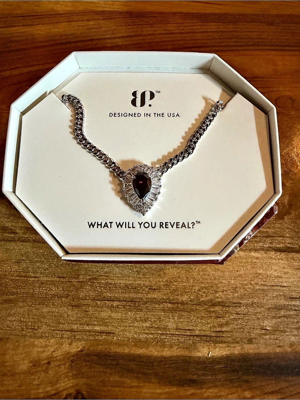 BP Garnet Necklace NWT